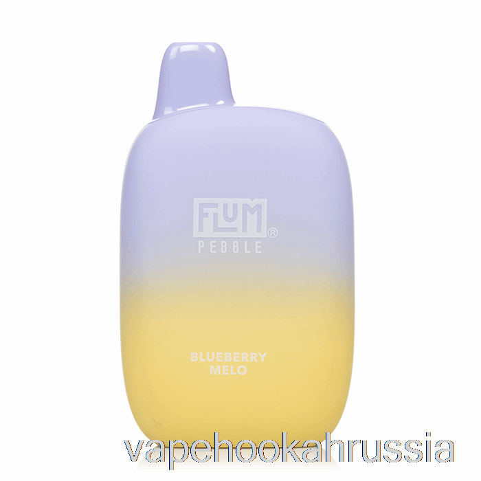 Vape Russia Flum Pebble 6000 одноразовый Blueberry Melo